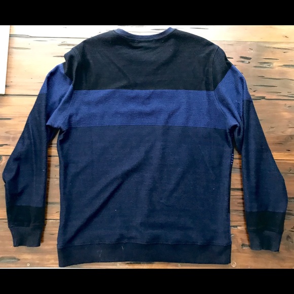 Salvatore Ferragamo Men’s leather trimmed sweater - Picture 3 of 3